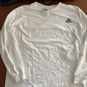 Adidas White long sleeve shirt